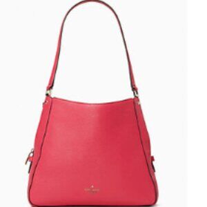 leila medium triple compartment shoulder bag